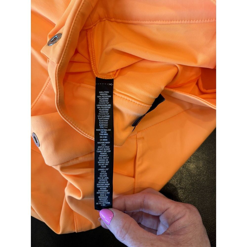 RLX Ralph Lauren Women's Golf Skort Sz 4 Orange - Picture 4 of 6